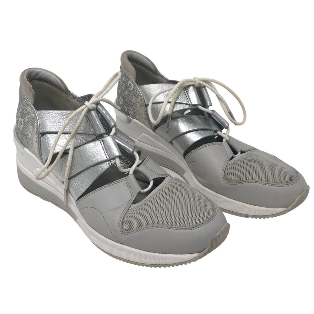 MICHAEL Michael Kors Beckett‎ Trainer Sneakers, Aluminium/Silver